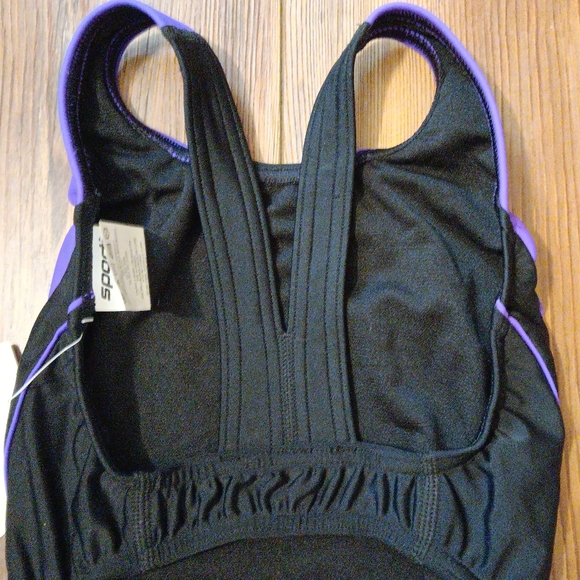 SPORTI Piped Splice Athletic Grade Swim Suit - Picture 6 of 11
